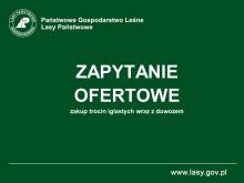 Zapytanie ofertowe - trociny iglaste